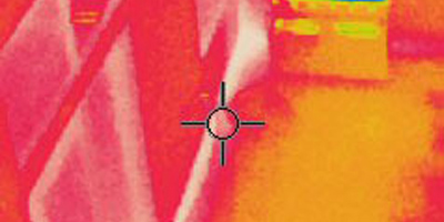 Heat sensor display image